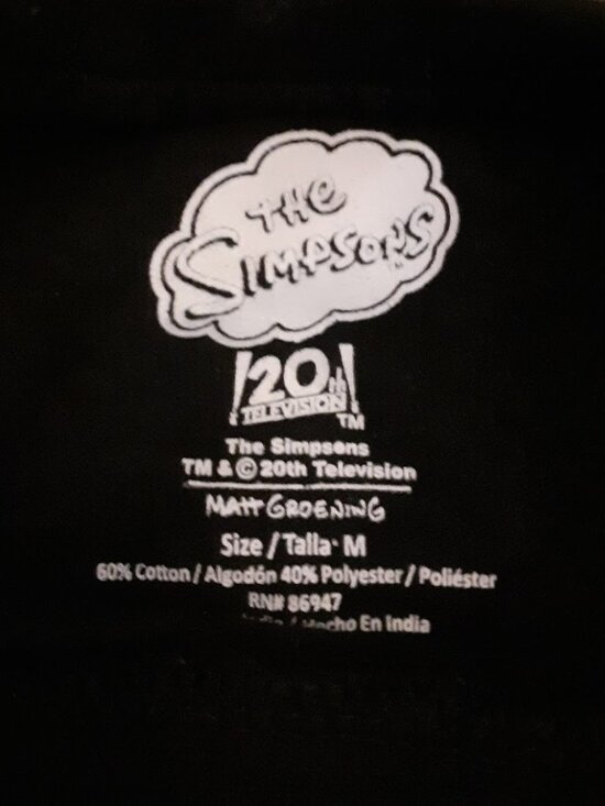 Simpsons Tree House of Horror medium t-shirt - Picture 3 of 3